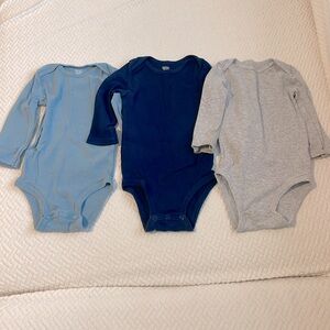 3 Pack Baby Onesies 9M